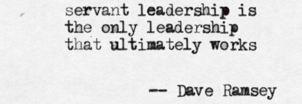 Servant Leadership… An Oxymoron?